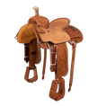 Load image into Gallery viewer, Saddle 14.5 MTM   7/8 Tooled
