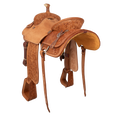Load image into Gallery viewer, Saddle 14.5 MTM   7/8 Tooled
