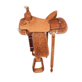 Load image into Gallery viewer, Saddle 15.5 CACTUS  7/8 Tooled
