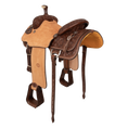 Load image into Gallery viewer, Saddle 14.5 MTM 7/8 Tooled
