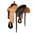 Load image into Gallery viewer, Saddle 15.5 MTM 7/8 Tooled
