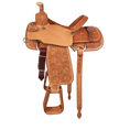 Load image into Gallery viewer, Saddle 12.5 CACTUS 7/8 Tooled
