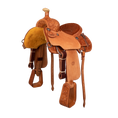 Load image into Gallery viewer, Saddle 13 CACTUS 3/4 Tooled
