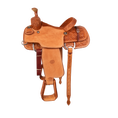 Load image into Gallery viewer, Saddle 13.5 BILLY HOG 3/4 Tooled
