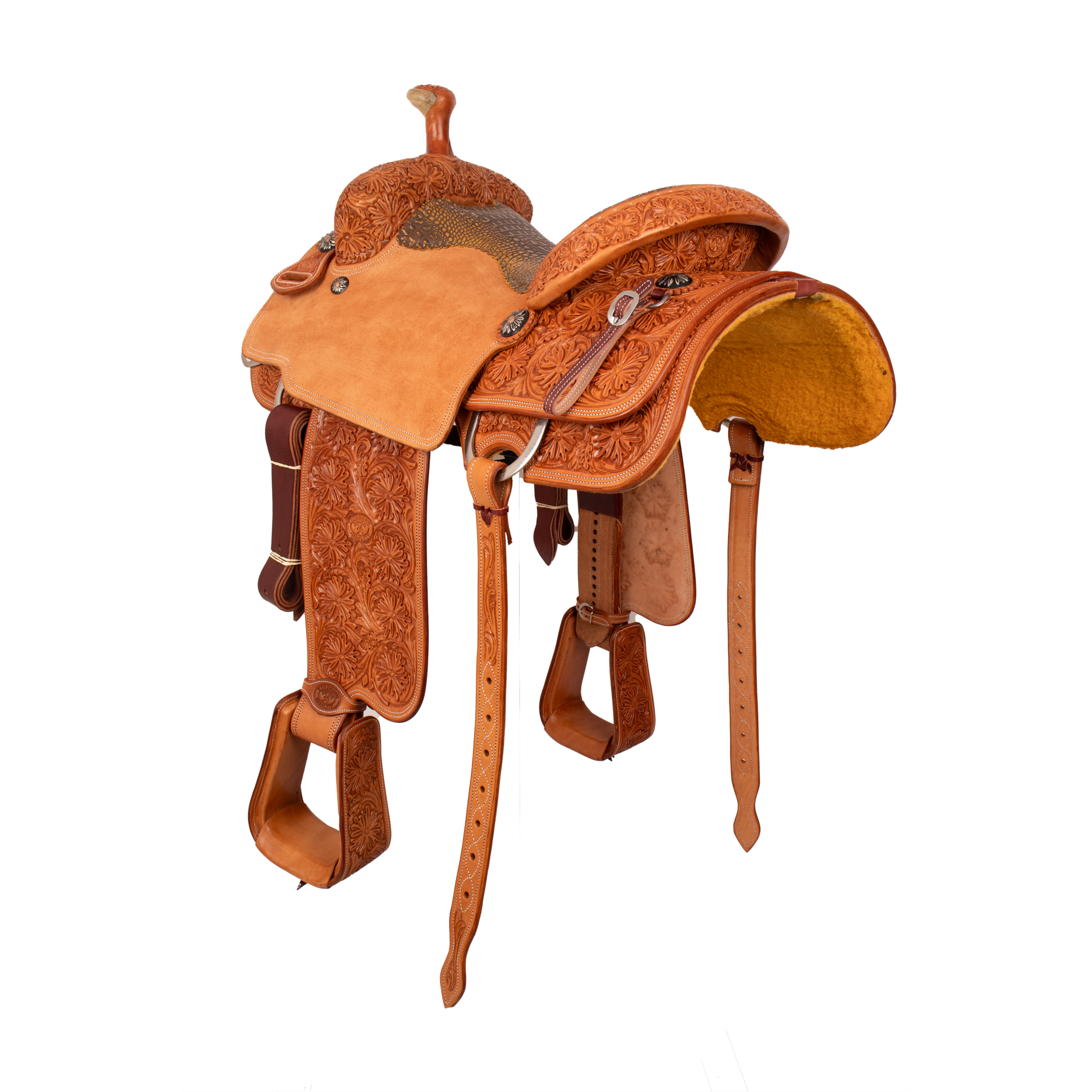 Saddle 15 BILLY HOG 3/4 Tooled