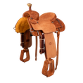 Load image into Gallery viewer, Saddle 14 BILLY HOG 3/4 Tooled
