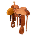 Load image into Gallery viewer, Saddle 15.5 MTM  7/8 Tooled
