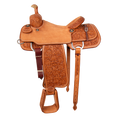 Load image into Gallery viewer, Saddle 14.5 MTM  7/8 Tooled
