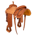 Load image into Gallery viewer, Saddle 14.5 MTM  7/8 Tooled

