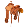 Load image into Gallery viewer, Saddle 15 MTM  7/8 Tooled
