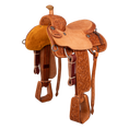 Load image into Gallery viewer, Saddle 14 OLIN YOUNG 7/8 Tooled

