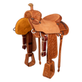 Load image into Gallery viewer, Saddle 15 OLIN YOUNG  7/8 Tooled
