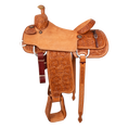 Load image into Gallery viewer, Saddle 15 OLIN YOUNG  7/8 Tooled
