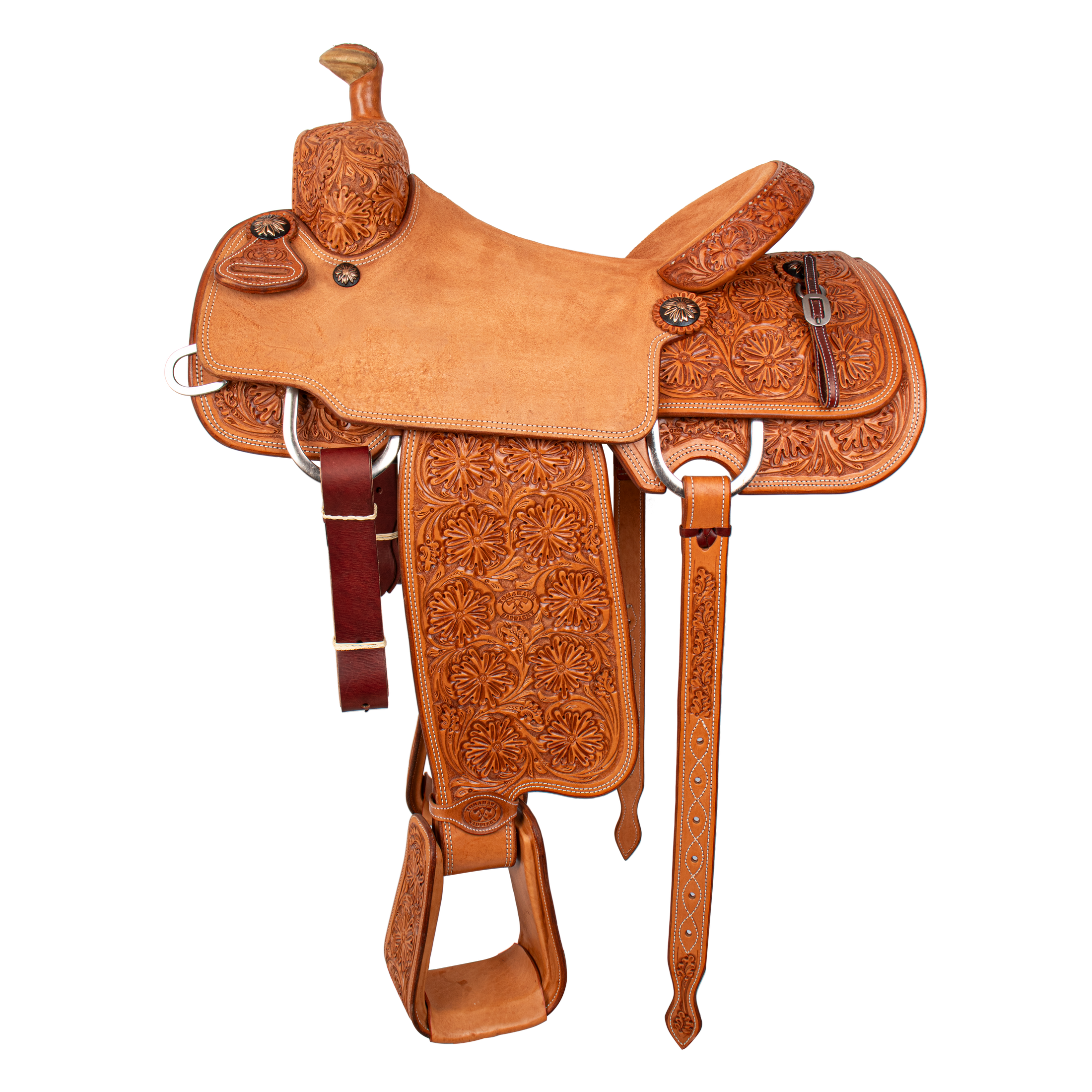 Saddle 15 OLIN YOUNG  7/8 Tooled