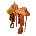 Load image into Gallery viewer, Saddle 15.5 OLIN YOUNG  7/8 Tooled
