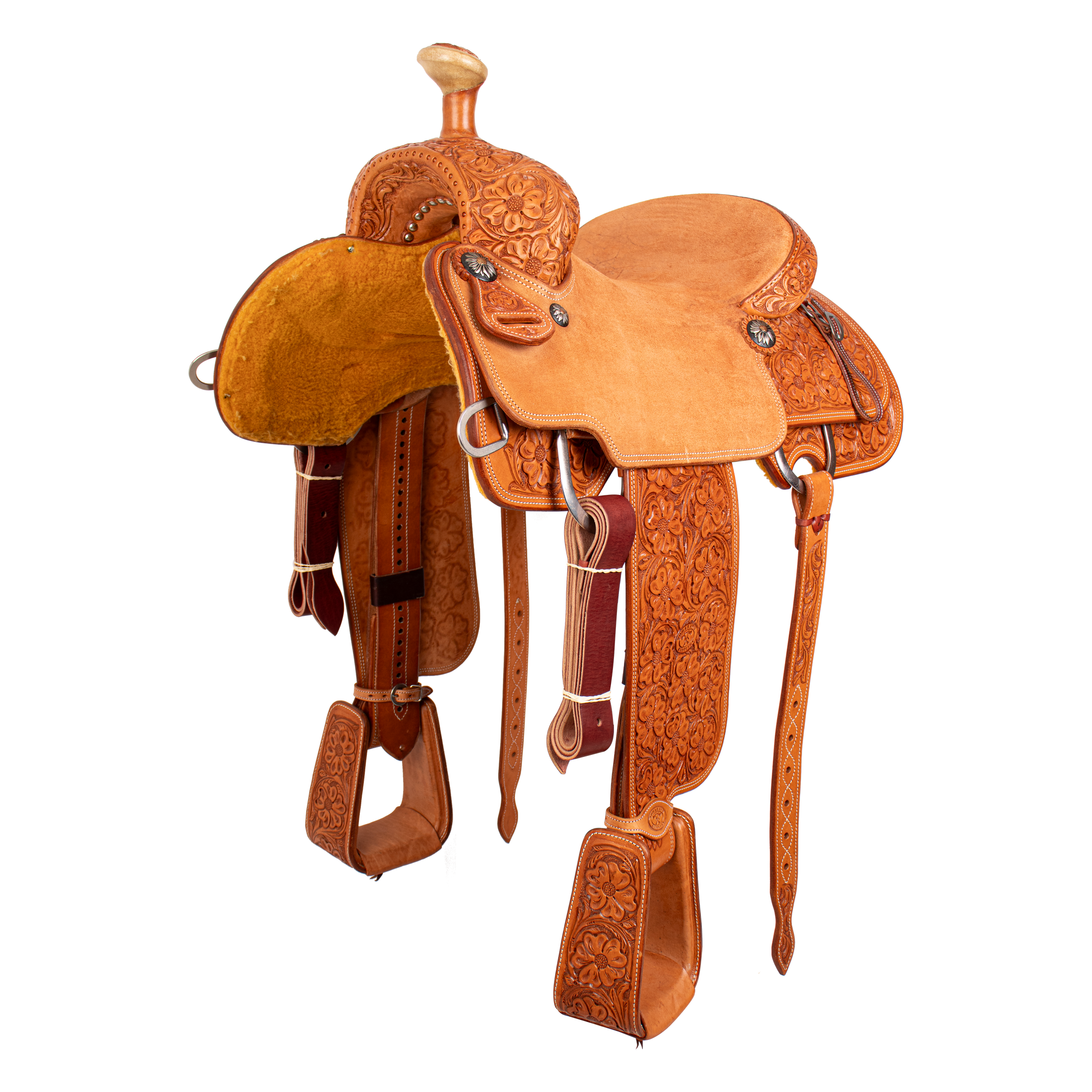 Saddle 15 OLIN YOUNG  7/8 Tooled