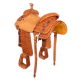 Load image into Gallery viewer, Saddle 15 OLIN YOUNG  7/8 Tooled
