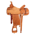 Load image into Gallery viewer, Saddle 15.5 OLIN YOUNG  7/8 Tooled
