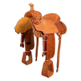 Load image into Gallery viewer, Saddle 15.5 CACTUS  7/8 Tooled
