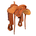 Load image into Gallery viewer, Saddle 15.5 CACTUS  7/8 Tooled
