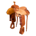 Load image into Gallery viewer, Saddle 15.5 MTM  7/8 Tooled

