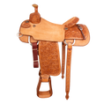 Load image into Gallery viewer, Saddle 15.5 MTM  7/8 Tooled
