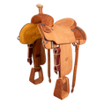 Load image into Gallery viewer, Saddle 14.5 MTM 1/2 Tooled
