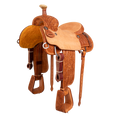 Load image into Gallery viewer, Saddle 15 MTM   7/8 Tooled
