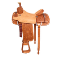 Load image into Gallery viewer, Saddle 15 MTM   7/8 Tooled
