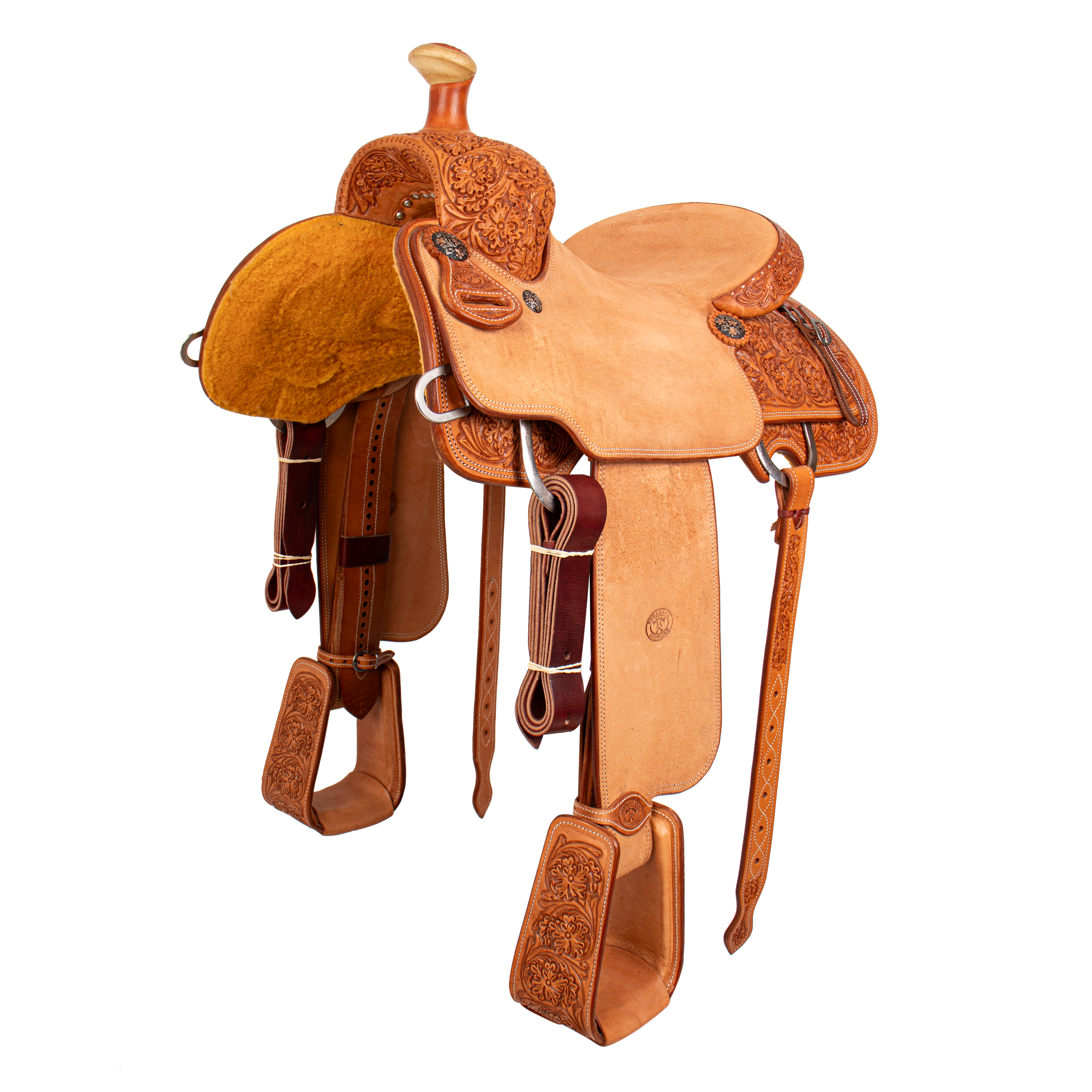 Saddle 15.5 OLIN YOUNG 7/8 Tooled