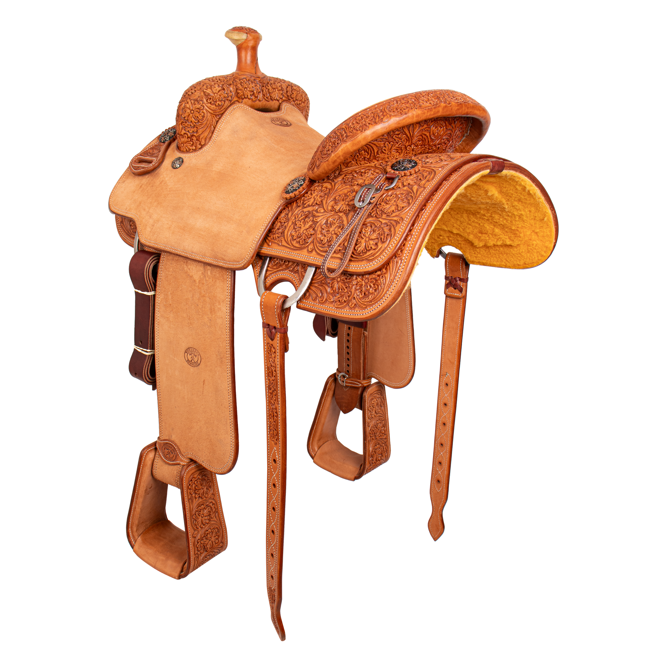 Saddle 15.5 OLIN YOUNG 7/8 Tooled