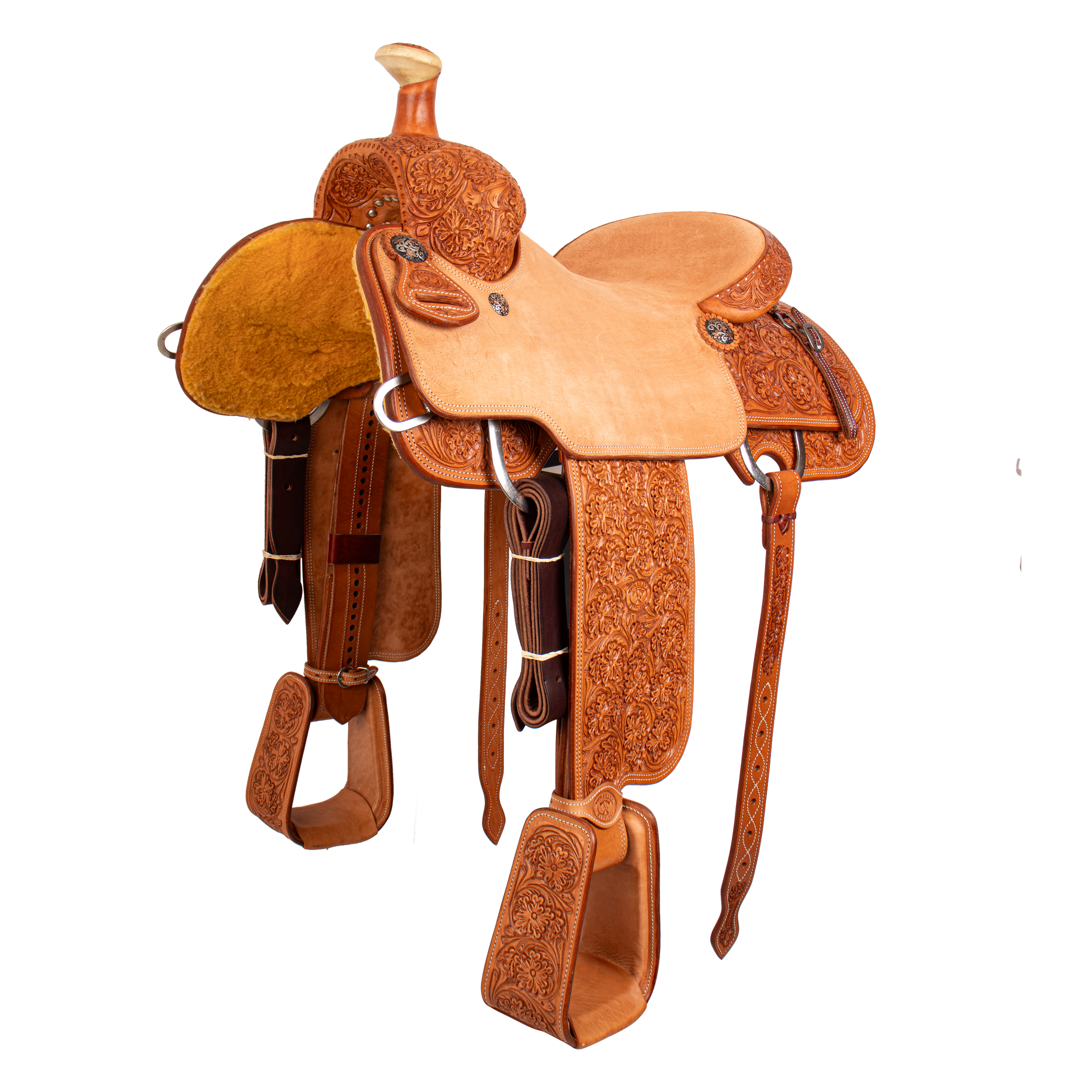 Saddle 16 OLIN YOUNG   7/8 Tooled