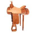 Load image into Gallery viewer, Saddle 16 OLIN YOUNG   7/8 Tooled
