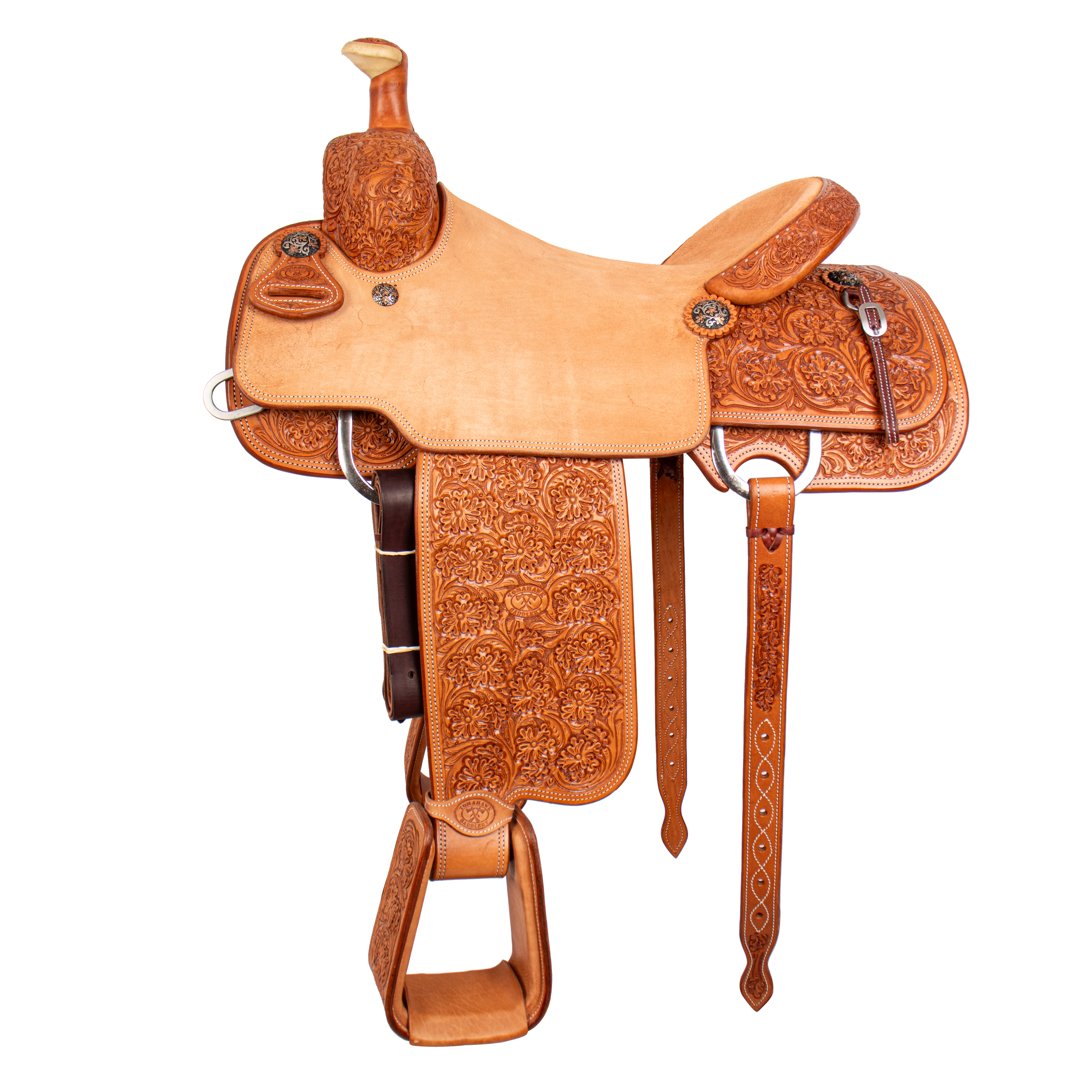 Saddle 16 OLIN YOUNG   7/8 Tooled