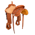 Load image into Gallery viewer, Saddle 16 OLIN YOUNG   7/8 Tooled

