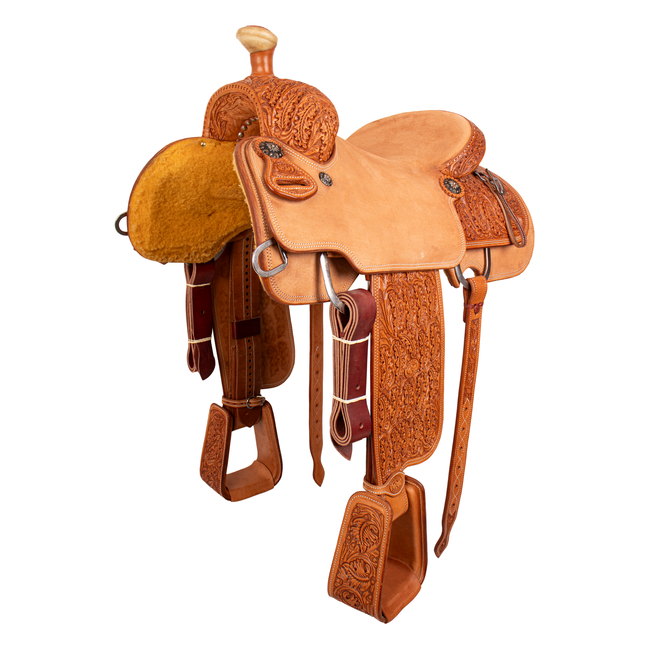 Saddle 15 OLIN YOUNG  7/8 Tooled
