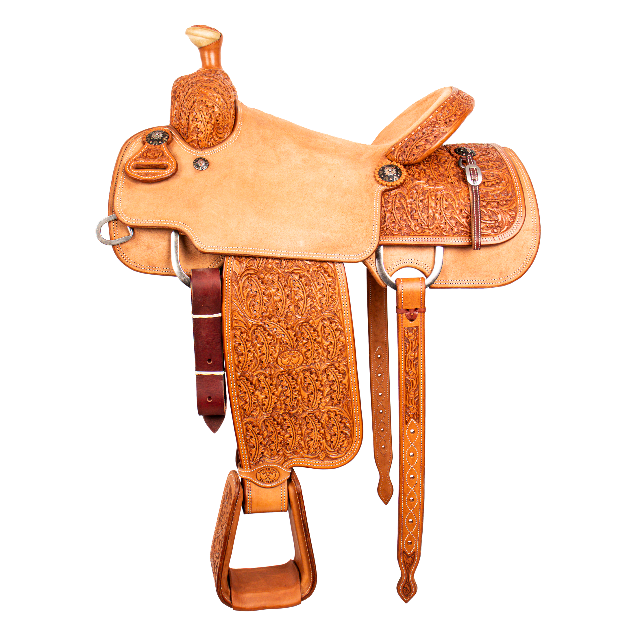 Saddle 15 OLIN YOUNG  7/8 Tooled