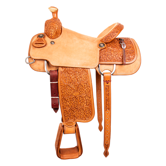 Saddle 15 OLIN YOUNG  7/8 Tooled