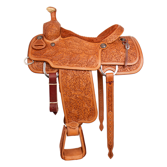 Saddle 15 OLIN YOUNG  7/8 Tooled