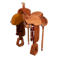 Load image into Gallery viewer, Saddle 15.5 MTM  7/8 Tooled
