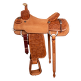 Load image into Gallery viewer, Saddle 15.5 MTM  7/8 Tooled
