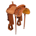 Load image into Gallery viewer, Saddle 15.5 MTM  7/8 Tooled
