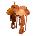 Load image into Gallery viewer, Saddle 14.5 MTM 7/8 Tooled
