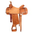 Load image into Gallery viewer, Saddle 14.5 MTM 7/8 Tooled
