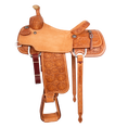 Load image into Gallery viewer, Saddle 14.5 MTM 7/8 Tooled
