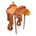 Load image into Gallery viewer, Saddle 14.5 MTM 7/8 Tooled
