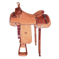 Load image into Gallery viewer, Saddle 16 MTM 3/4 tooled
