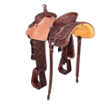 Load image into Gallery viewer, Saddle 14.5 MTM 7/8 Tooled
