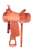 Load image into Gallery viewer, Saddle 13 MTM 7/8 Tooled
