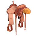 Load image into Gallery viewer, Saddle 14.5 MTM 3/4 Tooled
